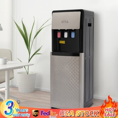 Bottom Load Water Cooler Dispenser With Safety Lock 3 Temperature Settings NEW