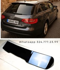 Spoiler Tetto *RS4 Design* per AUDI A4 B8 Avant (2008-2015) Alettone Nero Lucido