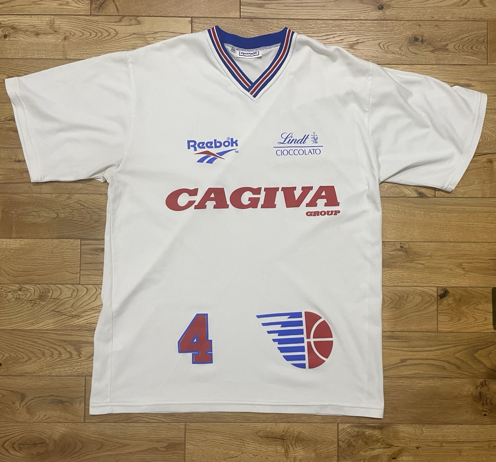 Maglia Basket Roosters Pallacanestro Varese Pozzecco Vintage Game Match Worn A1