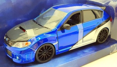 Jada 1/24 Scale 99514 - Fast And Furious Brians Subaru Impreza WRX STI - Blue