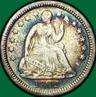 1842-O Seated Liberty Half Dime Very Fine VF Coin #29881