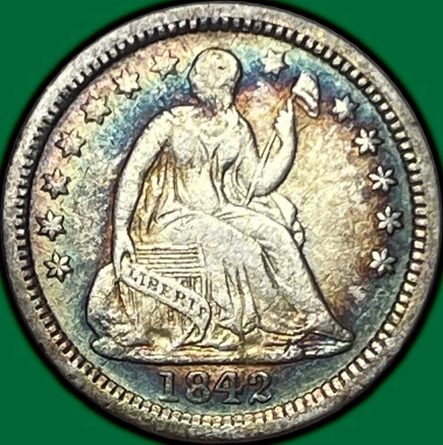 1842-O Seated Liberty Half Dime Very Fine VF Coin #29881