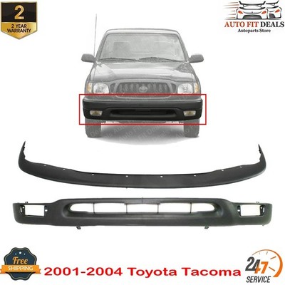Front Bumper Lower Valance + Bumper Filler 2PC Fits 2001-2004 Toyota Tacoma