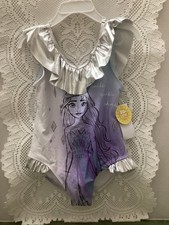 DISNEY PRINCESS FROZEN ELSA ONE PIECE SWIMSUIT 50 UPF NWTS GIRLS SIZE 6 NWT