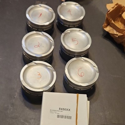 Wiseco Piston Kit Bmw M50 Piston Ring Set 84.5mm with Over Sized Piston Rings