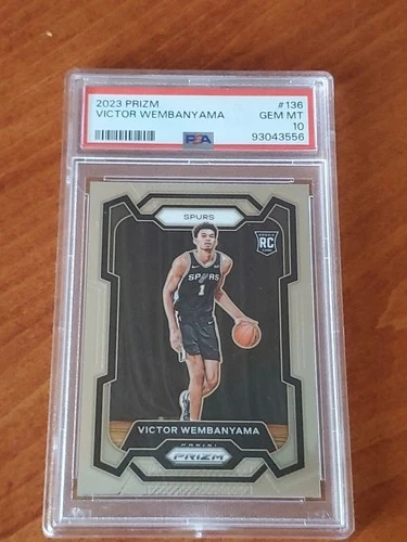 2023-24 Panini Prizm Victor Wembanyama #136 PSA 10