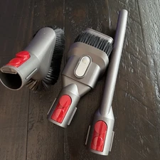 DYSON Crevice Tool And  Soft Dusting Brushes Quick Release Accessory Set Of 3