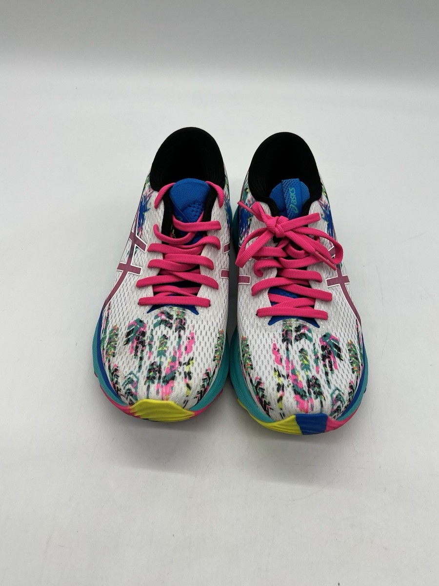 Asics Gel-Nimbus 24 Women's Sz 7.5 White/Pink Glo Mesh Running