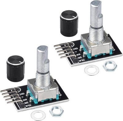 KY-040 Rotary Encoder Module 360 Degree Switch Encoders with Knob Cap Brick Sens