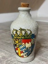 Kleiner Krug mit Korken / Schnapskanne /deutsches Hemmeter M&uuml;nchen / Enzian