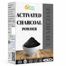 Herbs Botanica Activated Charcoal Powder Food Grade 2 oz / 57 GMS