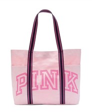victoria's secret pink tote bag canvas