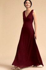 Anthropologie BHLDN Capulet Maxi Dress NWT Women’s Small Burgundy Formal Gown