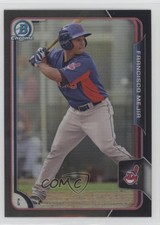 2015 Bowman Chrome Prospects Asia Exclusive Black Refractor Francisco Mejia 3d5