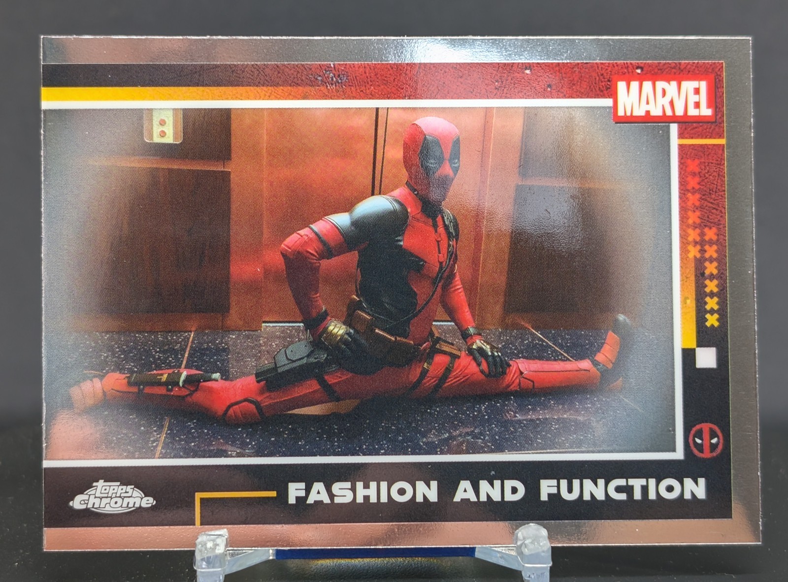 2025 Topps Chrome Deadpool #58 Fashion and Function Base Set