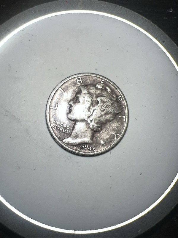 1945 Mercury Dime (A)