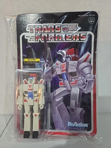 Super7 ReAction Transformers Skyfire ( Jetfire ) Unpunched MISB MOSC New