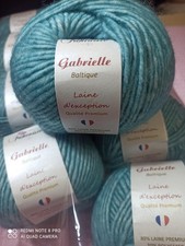 lot de 10 pelotes de laine d'exception Gabrielle fabrication française