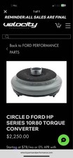 Circle D Pro Series 10R80 Torque Converter 25...