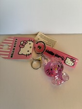 HELLO KITTY Silicone Wristlet Keychain - Bag Charm pink NEW with Tags