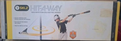 SKLZ Hit-A-Way Baseball Swing Trainer High Rep Solo Trainer Batting Practice