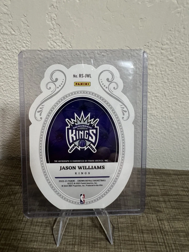 2022-23 Panini Crown Royale Jason Williams Royal Signatures troquelado automático/49 Foto 2 de 2