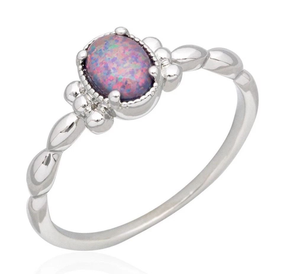 Elegant Black Cherry Plum Fire Opal Necklace, Earrings, Bracelet, Ring Sz 8 Set - Image 2 of 4