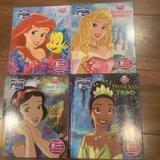 Story Reader Me Reader Disney Princess Lot 4 Hardback Books Only Ariel Belle Euc