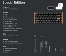 Keychron K2 He Wireless Keyboard and M3 Lite Mouse Bundle Elite Collection