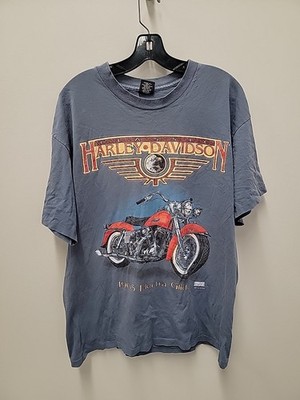 Vintage Harley Davidson Electra Glide Graphic T-Shirt Mens Large Made In USA 