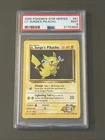 Pokemon TCG: Lt. Surge's Pikachu 081/132 Gym Heroes Regular PSA 9