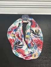 Juncture Floral Lightweight Infinity Scarf  - 68" x 10"