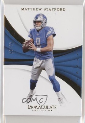 2018 Panini Immaculate 29/99 Matthew Stafford #62 0mn2