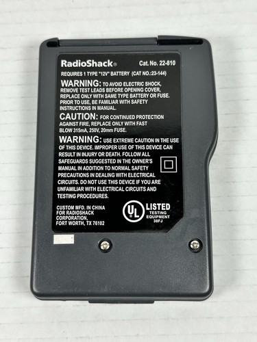 Radio Shack Multi Meter 22-810 - Picture 5 of 5