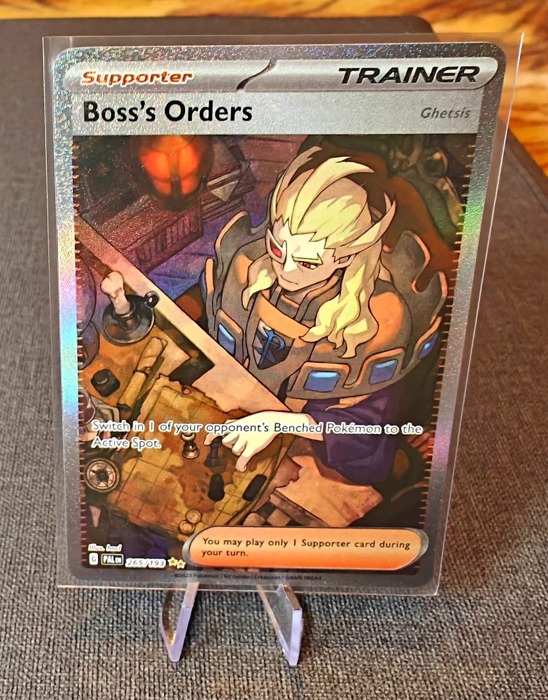 Boss's Orders (Ghetsis) - Paldea Evolved #265 Price & Value