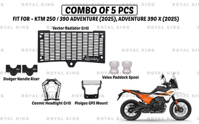 Radiator Grill Combo Pack ''of 5 Fit For KTM ADV 250/390, ADV 390 X 2025''