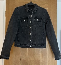 Next Women’s Denim Jacket- Size: UK 12, Colour: Washed Black