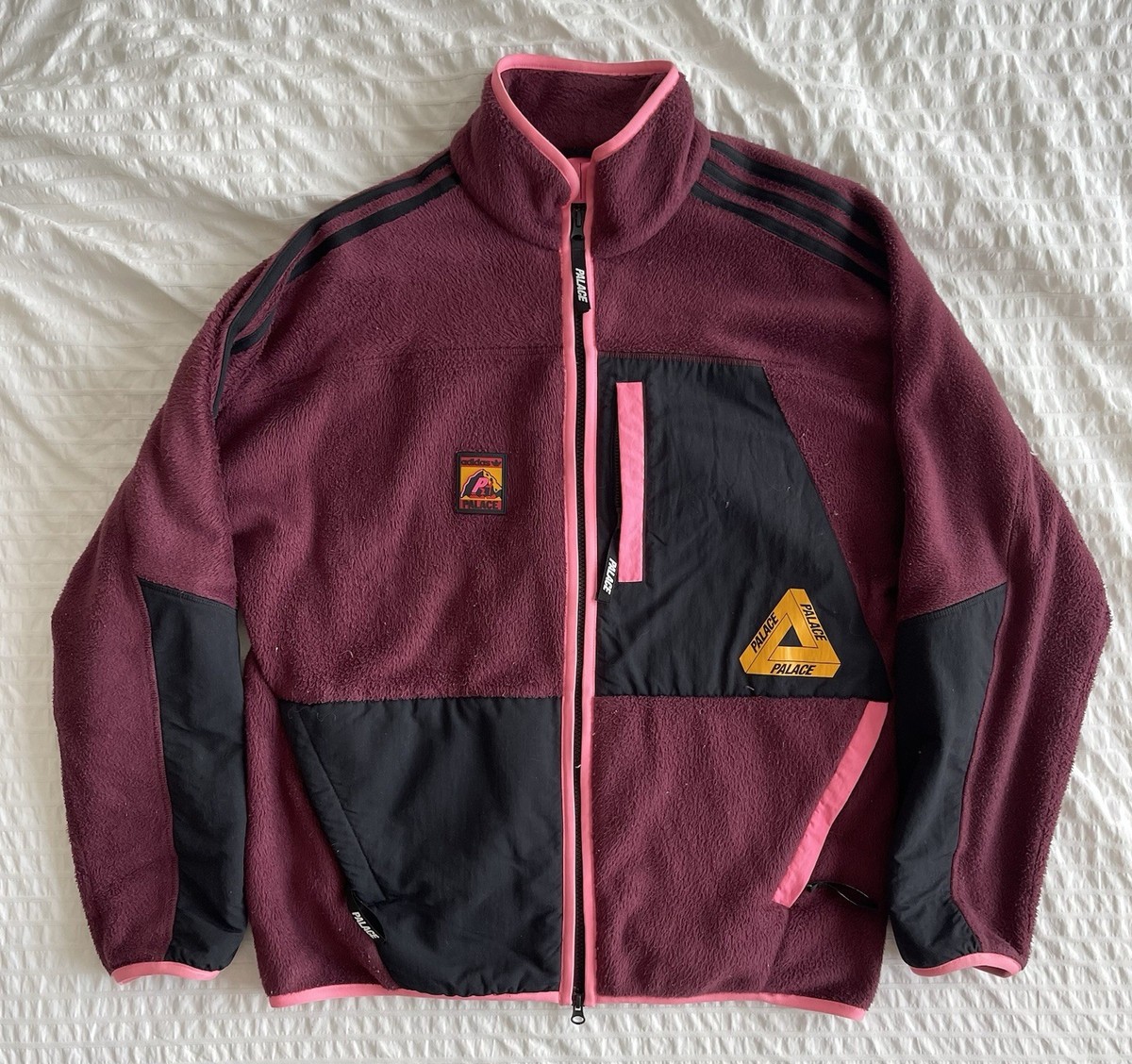 Palace X Adidas Full Zip Fleece Sz M 100 Authentic