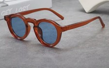 Round Small Frame Sunglasses UV400 Plastic Frame Unisex Casual Outdoor Wear