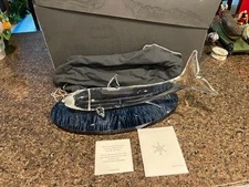 rare stubens crystal bonefish sculpture