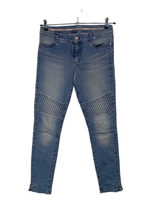 MARC CAIN Röhrenjeans Damen Jeans Gr. DE 38 blau Casual-Look