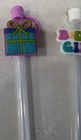Swig Life Set 3 HAPPY BIRTHDAY  Reusable Straws with Toppers with Protective Cap — photo 2