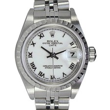 Rolex Lady Date Stainless Steel White Roman 79240 Jubilee - Pre-owned