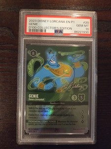 ロルカナ　ジーニー　d100 サイン入りプロモ　PSA10 D100 Lorcana | eBay