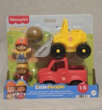 Fisher-Price Little People Work Around Town Vehicle Set 5pc Toy for Toddlers
