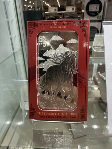 PAMP Suisse 10 oz .999 Fine Silver Bar – Sealed in Assay – New