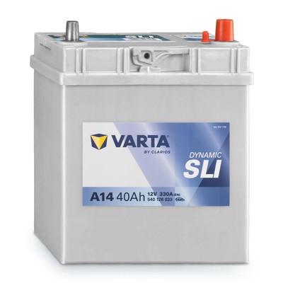 VARTA A14 Autobatterie, 40Ah 12V, Dynamic SLI, 540126033
