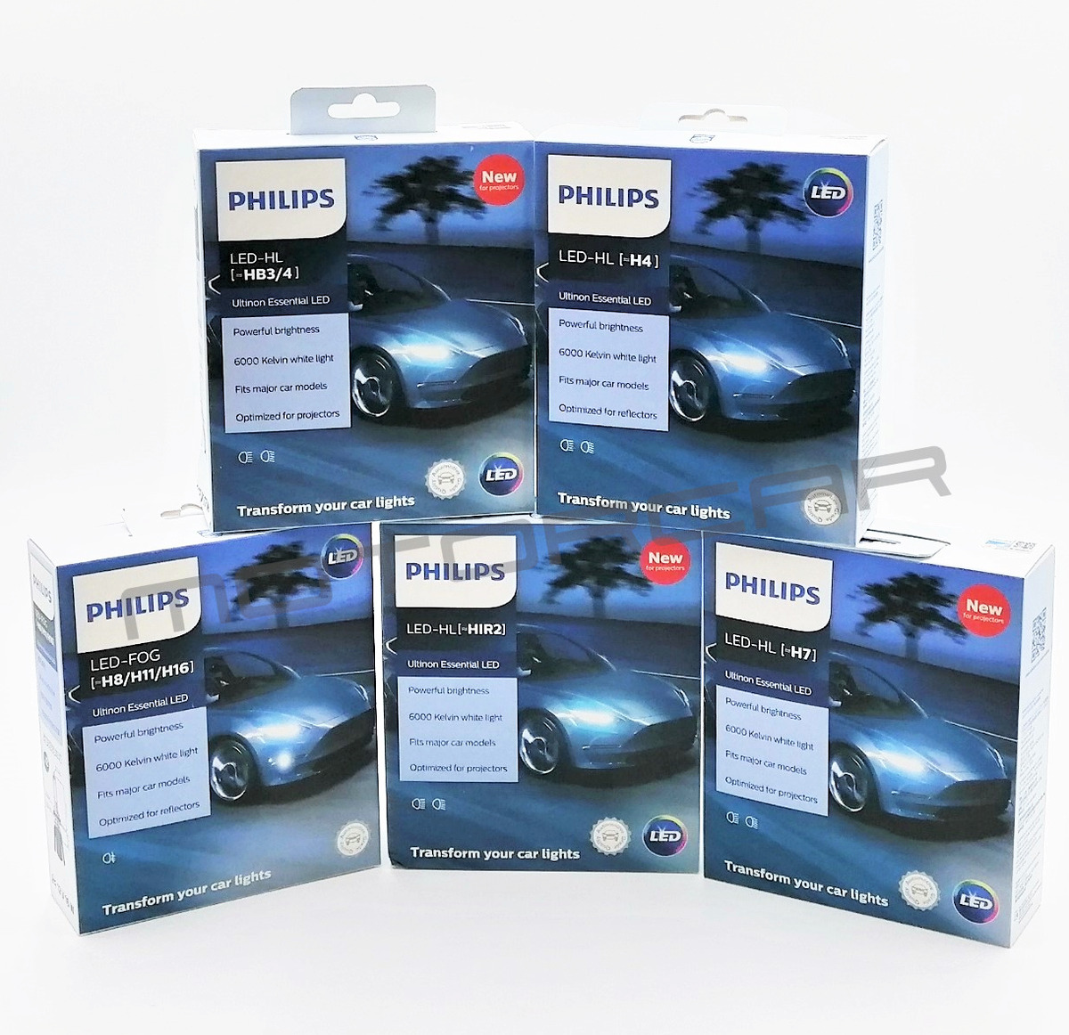 Philips Ultinon Essential LED Headlight Kit - HB3 / HB4 (9005
