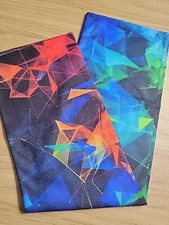 Geometric Galaxy Neck Gaiter Multifunctional Seamless Wear Unisex 