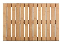 Wenko Bade Rost Indoor & Outdoor 40X60 Bambus Dusch Matte Vorleger Sauna Teppich